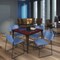 Regency Kahlo Square Table & Chair Sets, 48 W, 48 L, 29 H, Wood, Metal, Polypropylene Top, Mahogany TPL4848MHBK44BE - alternate 1